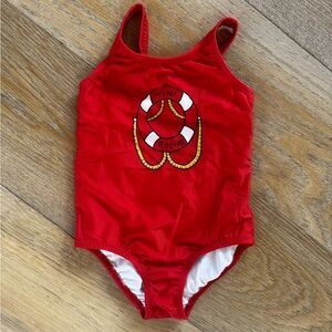 Mini Rodini lifesaver Tank Swimsuit EUC